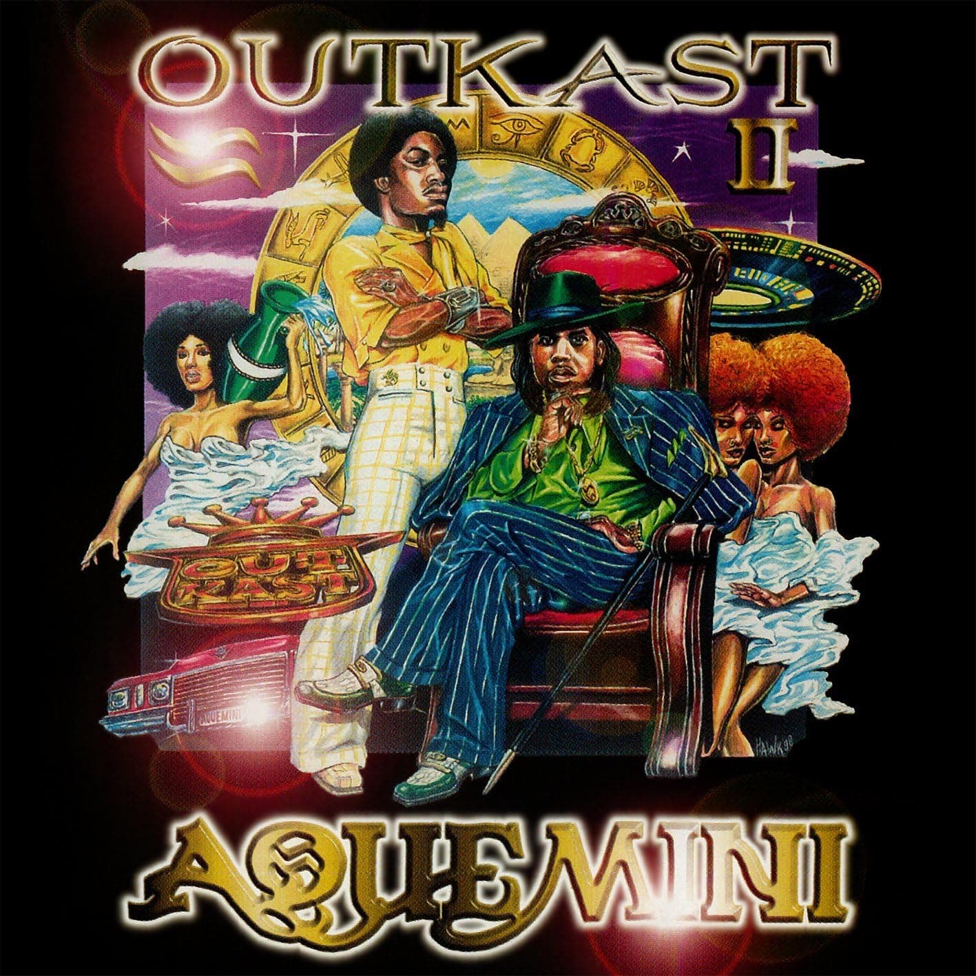 Aquemini [Disco de Vinil] por OutKast — capa do álbum