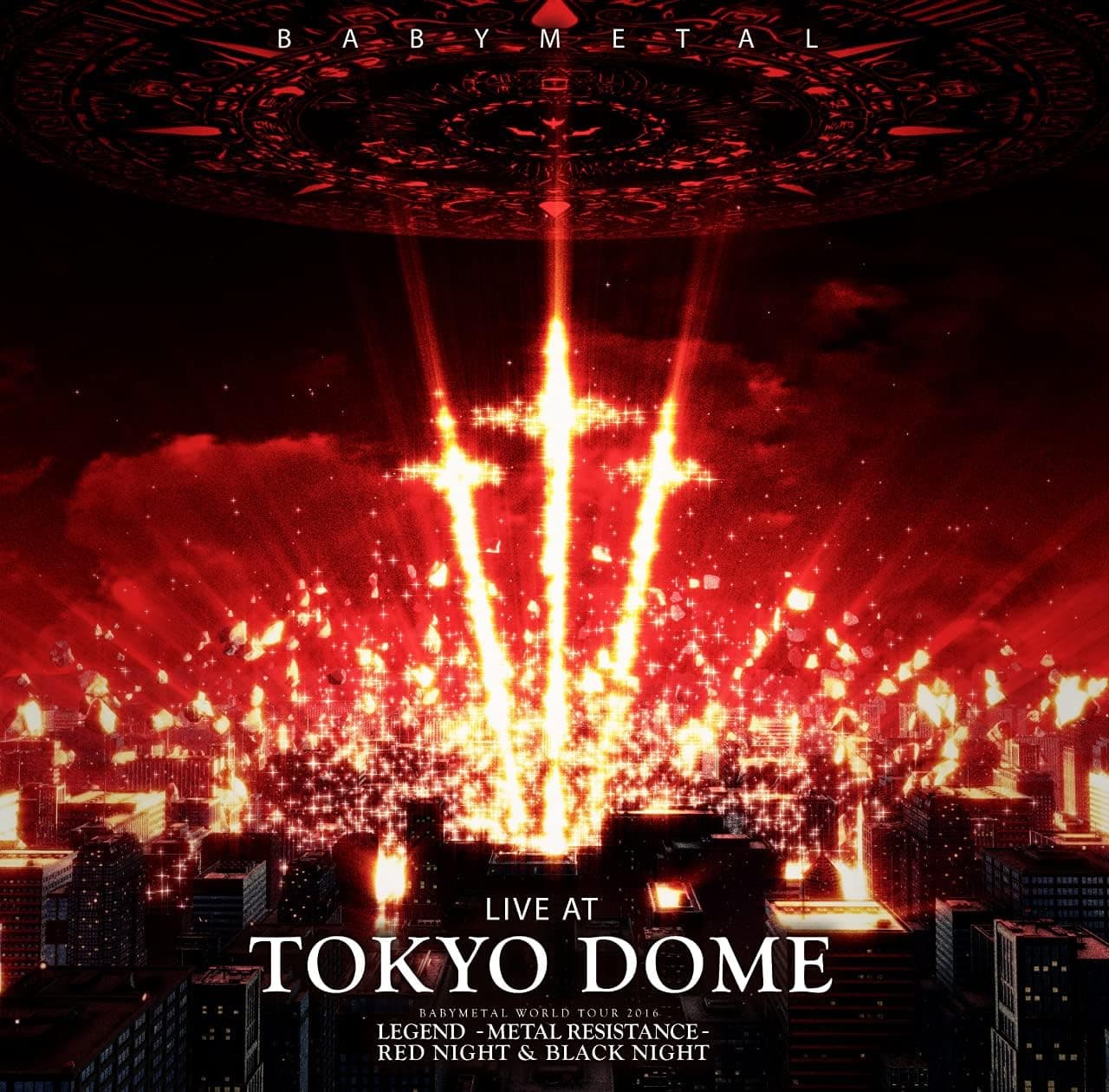 Live At Tokyo Dome (Babymetal World Tour 2016 Legend - Metal Resistance - Red Night & Black Night) [Disco de Vinil] por Babymetal — capa do álbum