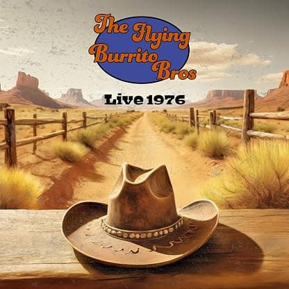 Live 1976 por Flying Burrito Brothers — capa do álbum