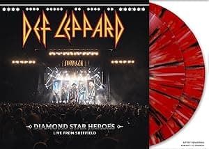 Diamond Star Heroes: Live from Sheffield[Multicolor Splatter 2 LP] por Def Leppard — capa do álbum