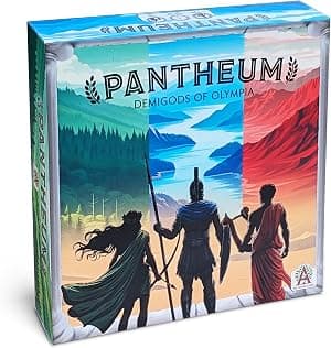 Pantheum: Demigods of Olympia | Family Strategy Game for Greek Mythology Fans | Ages 12+ | for 1-4 Players | Average Playtime 45-60 mins | Perfect for Family Game Night (Base Game) por Artista não identificado — capa do álbum
