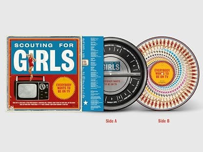 Everybody Wants To Be On TV: 15th Anniversary - Zoetrope Picture Disc por Scouting for Girls — capa do álbum