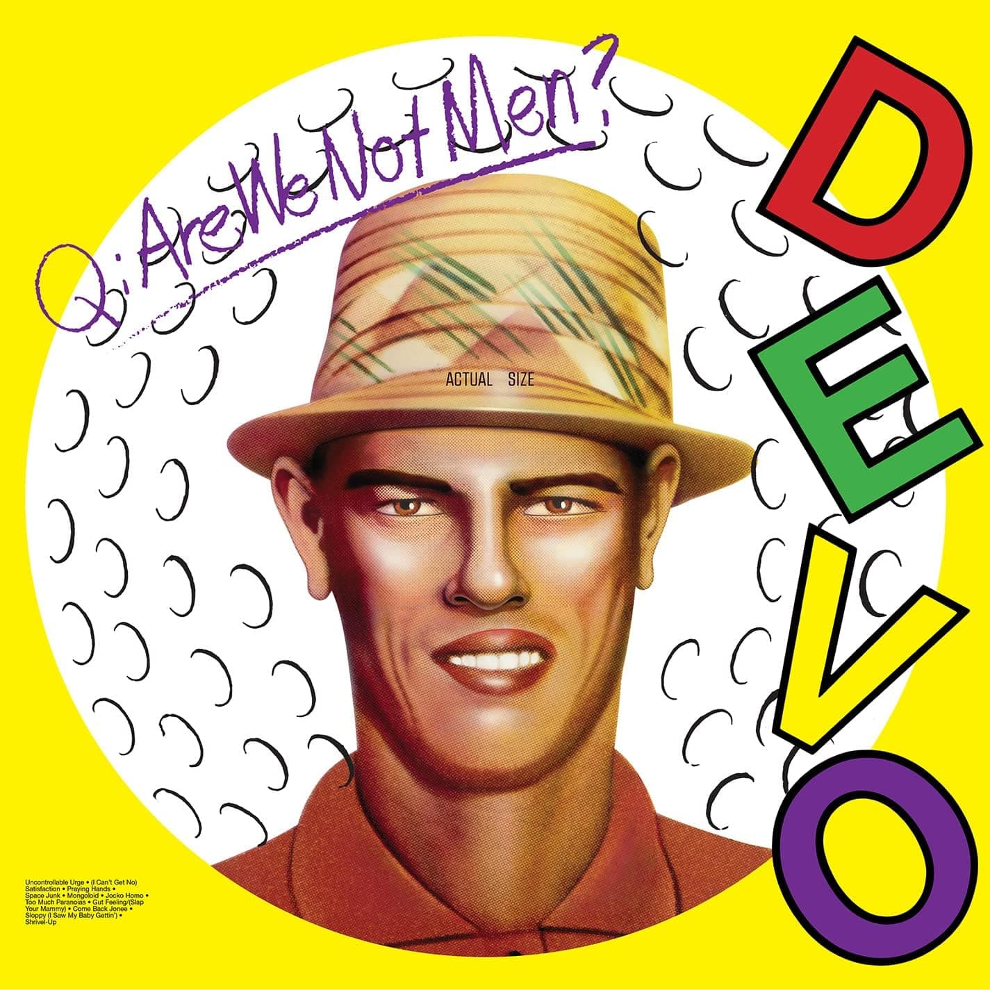 Q: Are We Not Men? (White) por Devo — capa do álbum
