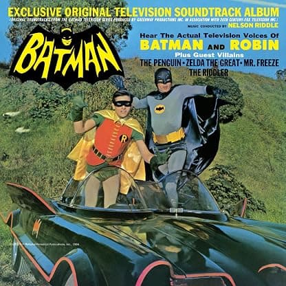 Batman (Exclusive Original Television Soundtrack Album) por Batman: Tv Show O.s.t. — capa do álbum