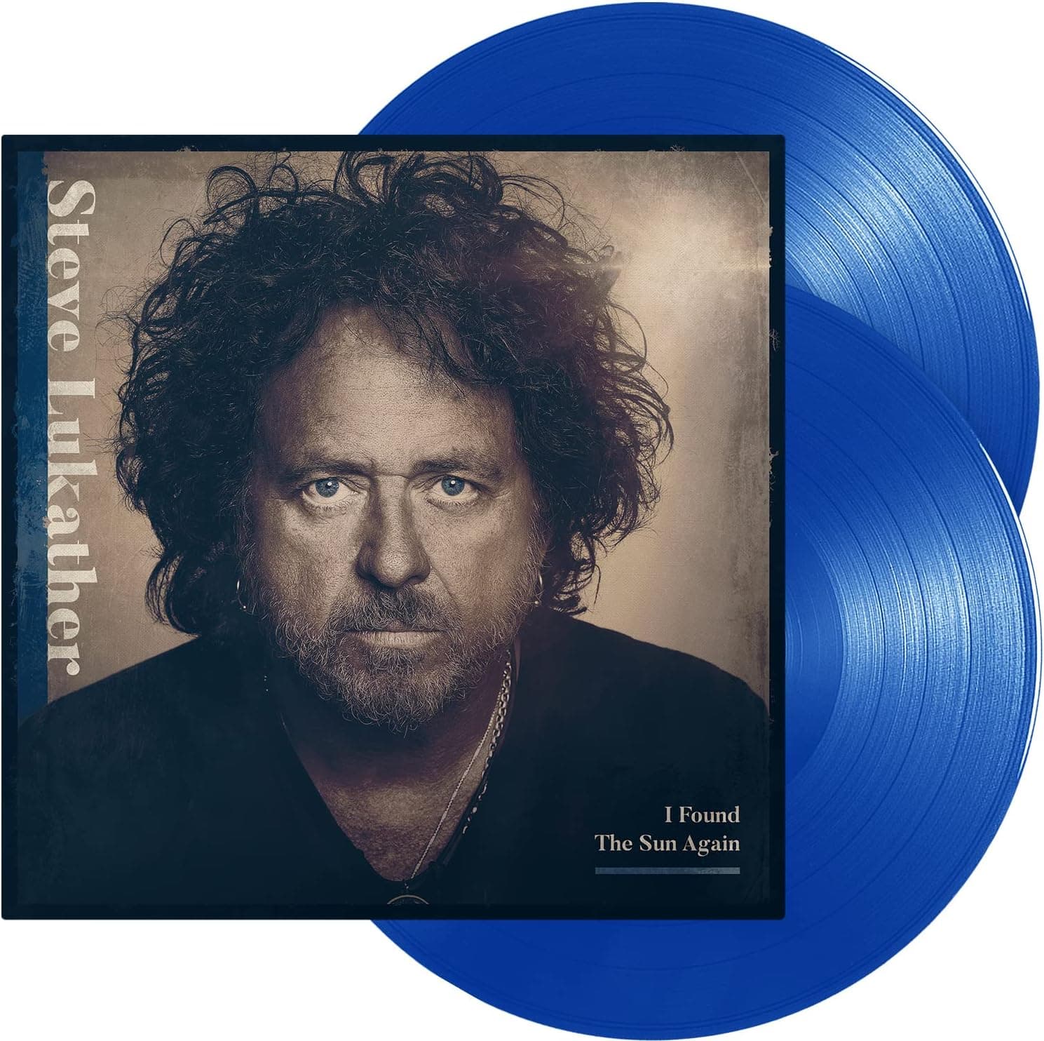 I Found The Sun Again (Blue Transparent Vinyl) [Disco de Vinil] por Steve Lukather — capa do álbum