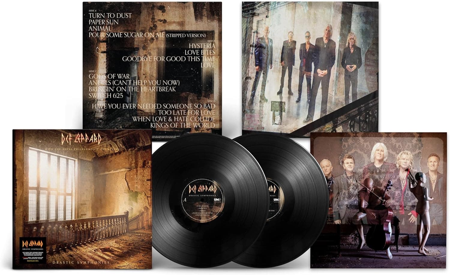 Drastic Symphonies [2 LP] por Def Leppard/Royal Philharmonic Orchestra — capa do álbum