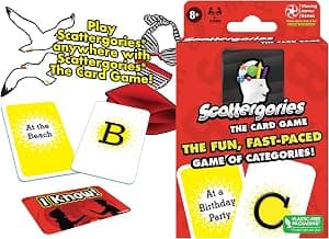 Scattergories The Card Game Your Favorite Categories Game Meets Slap Jack For At Home, On a Road Trip, or Vacation 2 or More Players Ages 8 and Up por Artista não identificado — capa do álbum