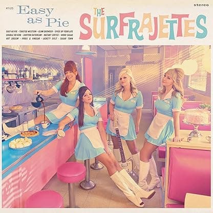 Easy as Pie ("Key Lime" Colored Vinyl) [VINYL] por The Surfrajettes — capa do álbum