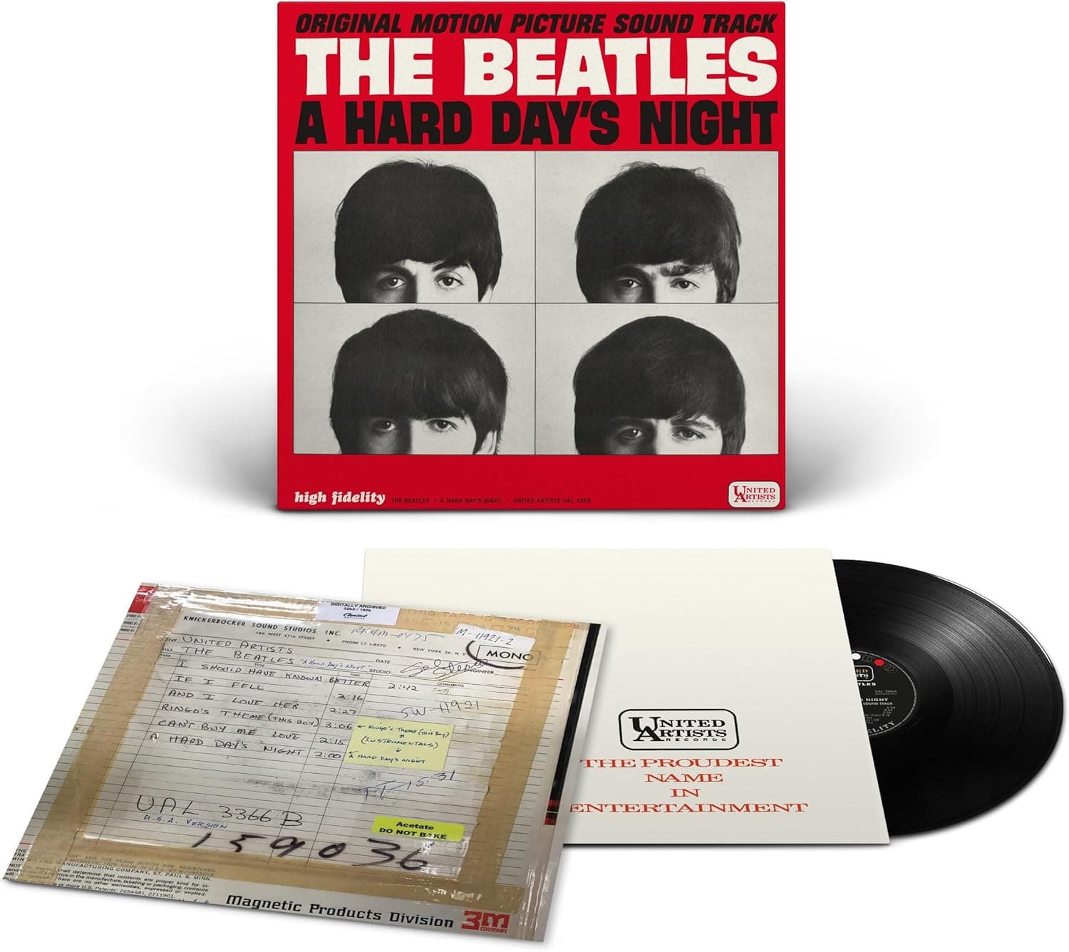 The Beatles - A Hard Day's Night Trilha Sonora Original [Vinil LP Mono 180g] por The Beatles — capa do álbum