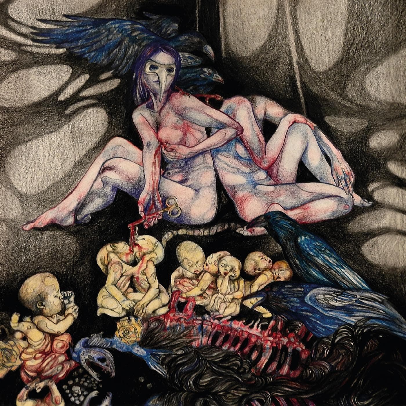 The Magic of Sin (TRANSPARENT ORANGE & BLACK MARBLE VINYL) por Arabs In Aspic — capa do álbum