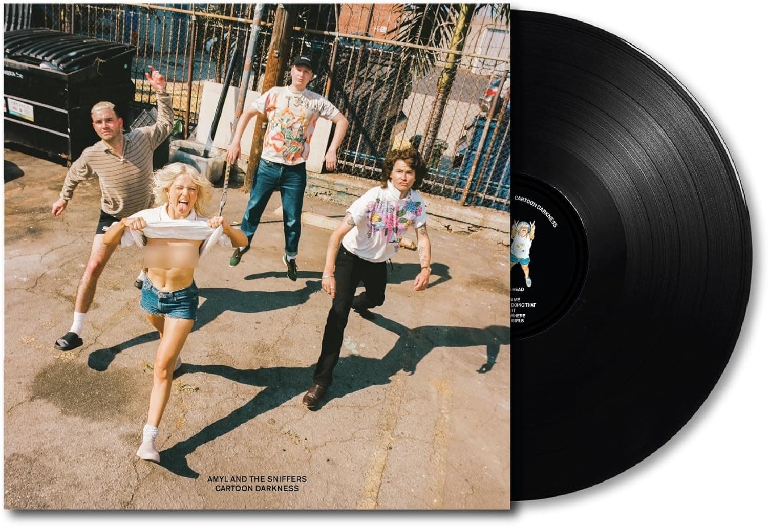 Cartoon Darkness[Cartoon Black Edition LP] por Amyl and The Sniffers — capa do álbum