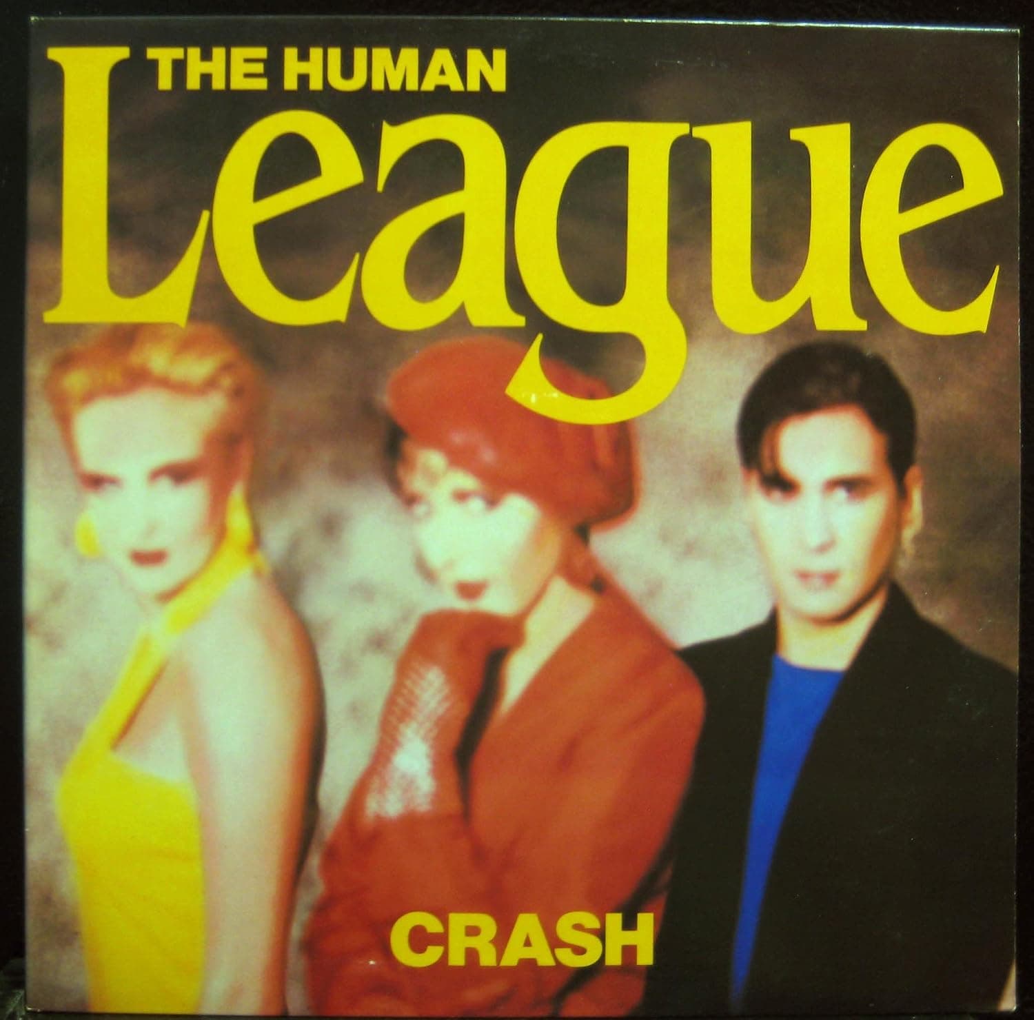THE HUMAN LEAGUE crash LP Used_VeryGoodPromo SP 5129 Vinyl 1986 Record por Human League — capa do álbum