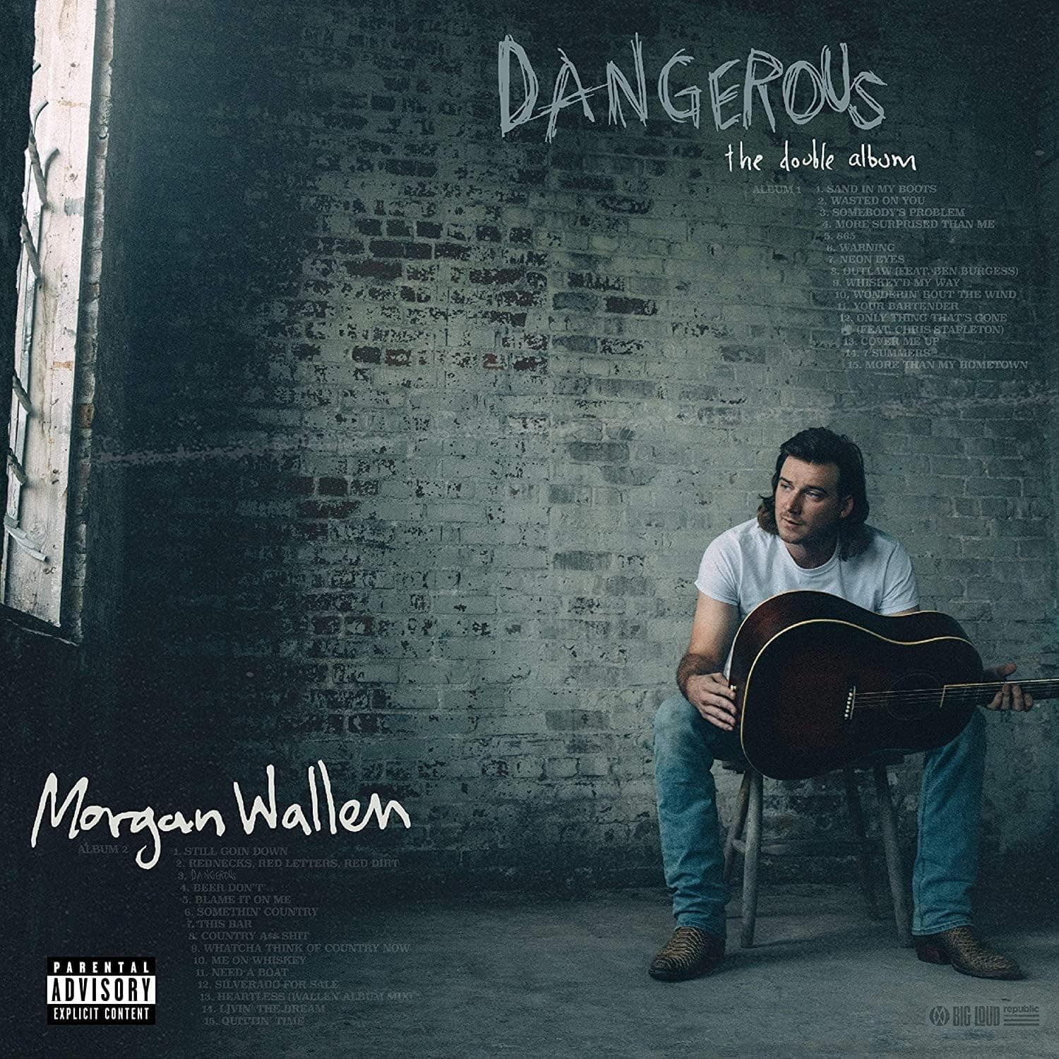 Dangerous: The Double Album [3 LP] por Morgan Wallen — capa do álbum