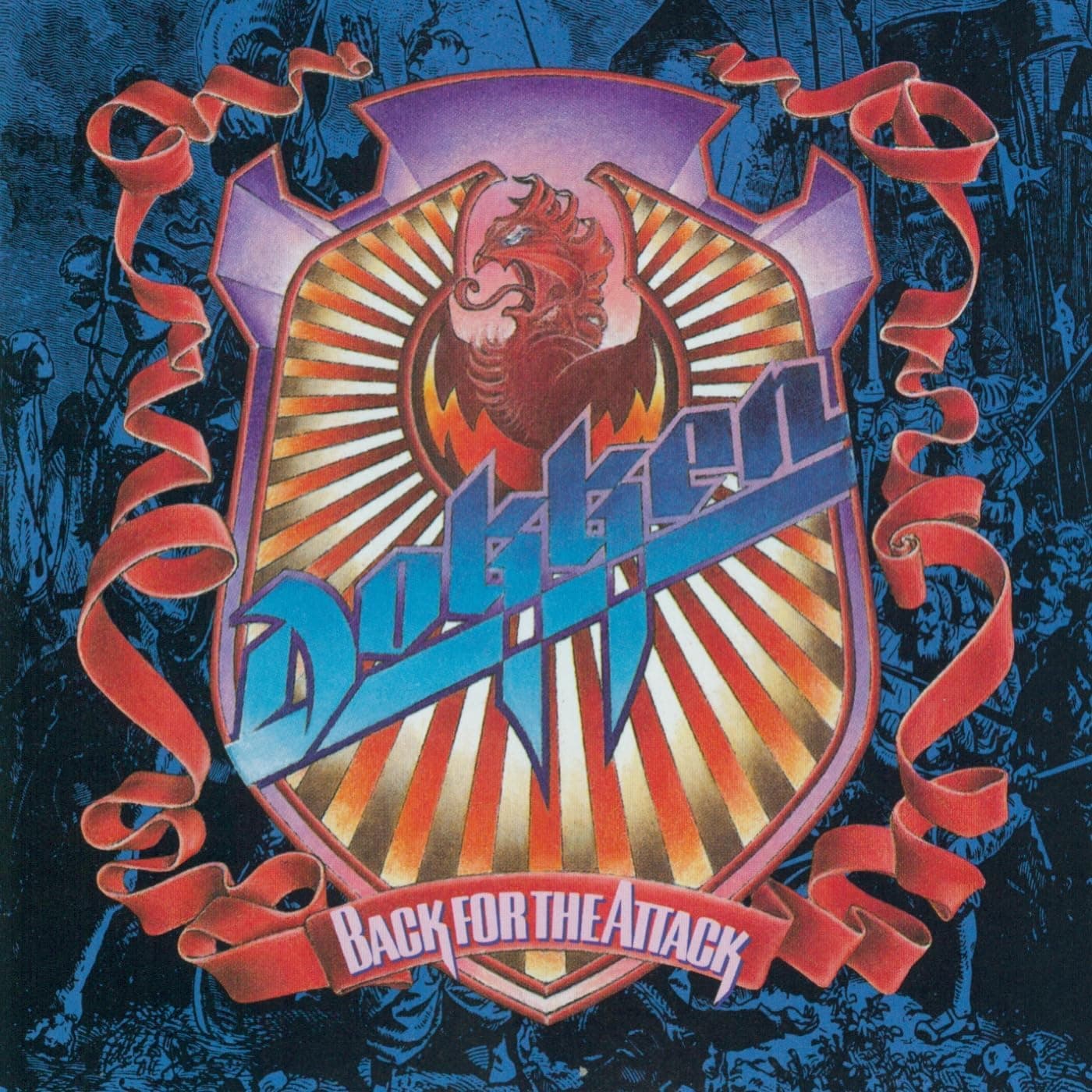 Back For The Attack[Magenta/Sky Blue 2 LP] por Dokken — capa do álbum