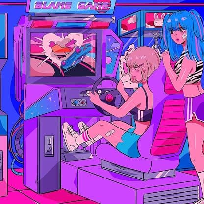 Blame Game EP (HOT PINK VINYL) [Disco de Vinil] por Beach Bunny — capa do álbum