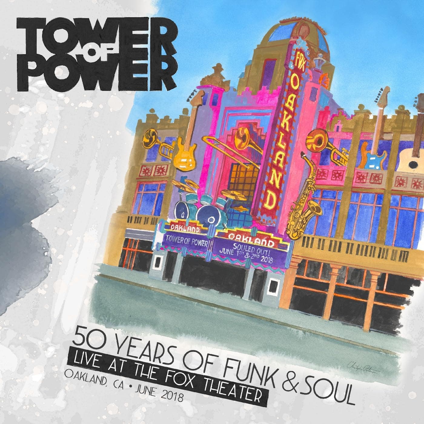 50 Years of Funk & Soul: Live at the Fox Theater - Oakland, CA - June 2018 [Disco de Vinil] por Tower Of Power — capa do álbum