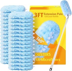 Upgrade Feather Dusters Extender Handle Starter Kit Refil de espanador multisuperfície resistente (1 alça, 30 espanadores) por Artista não identificado — capa do álbum