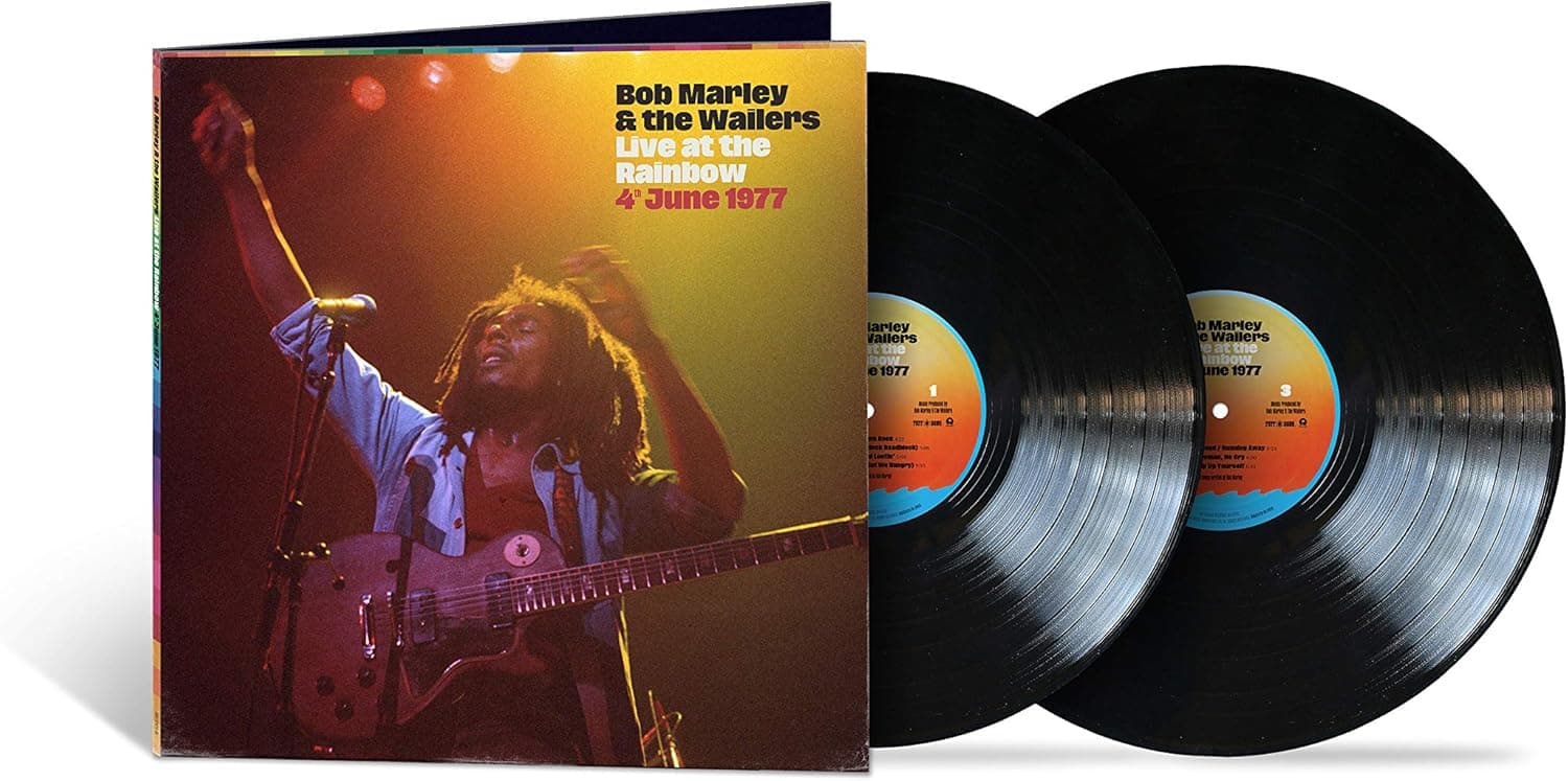 Live At The Rainbow: 4th June 1977 [Amazon Exclusive 2 LP] por Bob Marley & The Wailers — capa do álbum