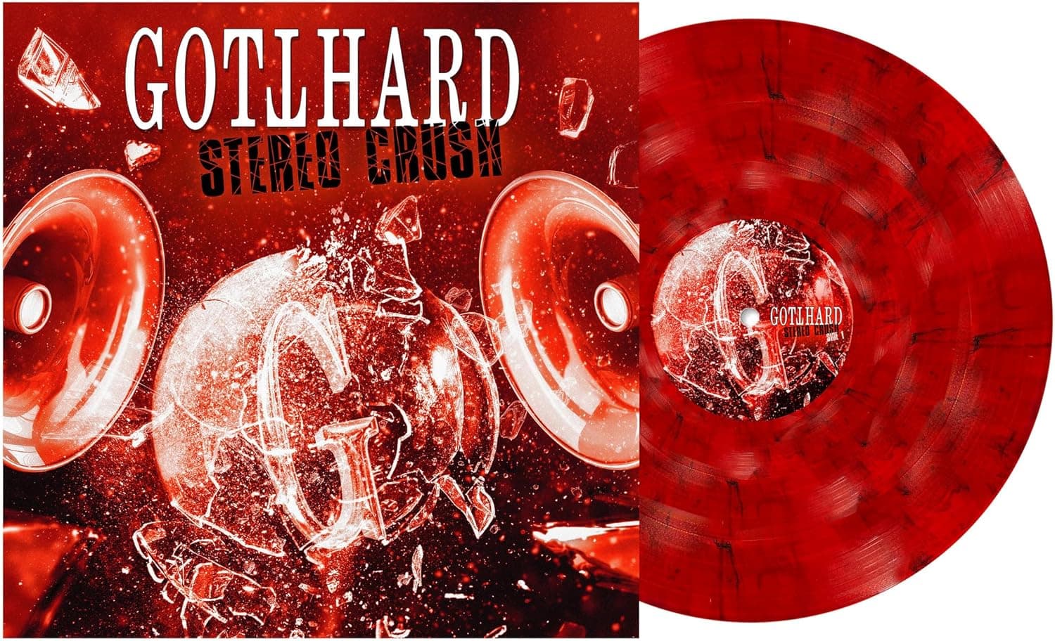 STEREO CRUSH (STEREO RED MARBLED) [VINYL] por Gotthard — capa do álbum