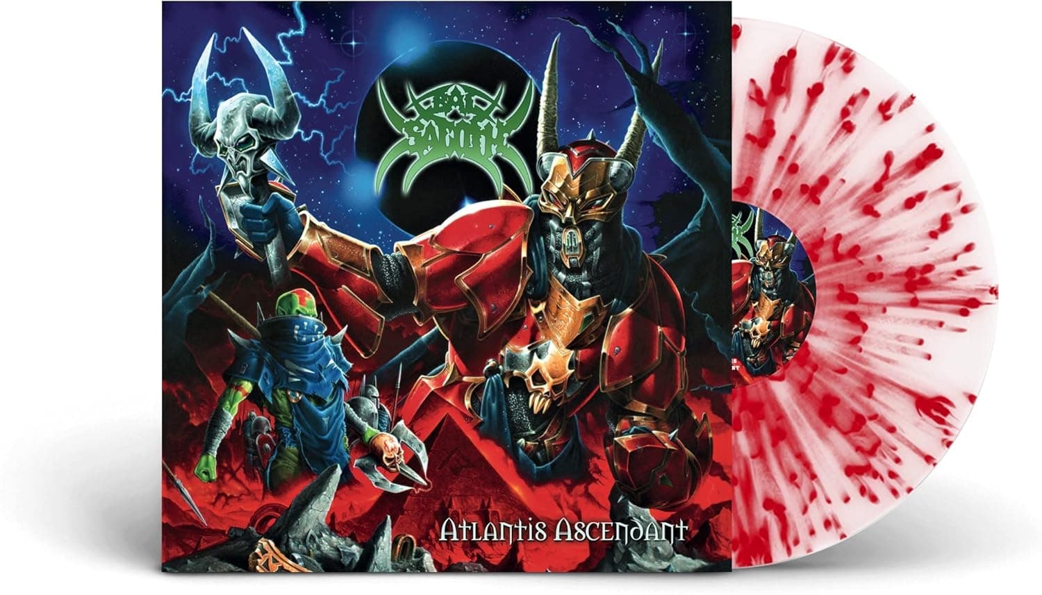 ATLANTIS ASCENDANT (CLEAR / RED SPLATTER VINYL) por Bal-Sagoth — capa do álbum