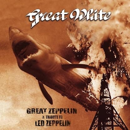 Great Zeppelin - Tribute To Led Zeppelin (Black White & Gold Splatter) [Disco de Vinil] por Great White — capa do álbum