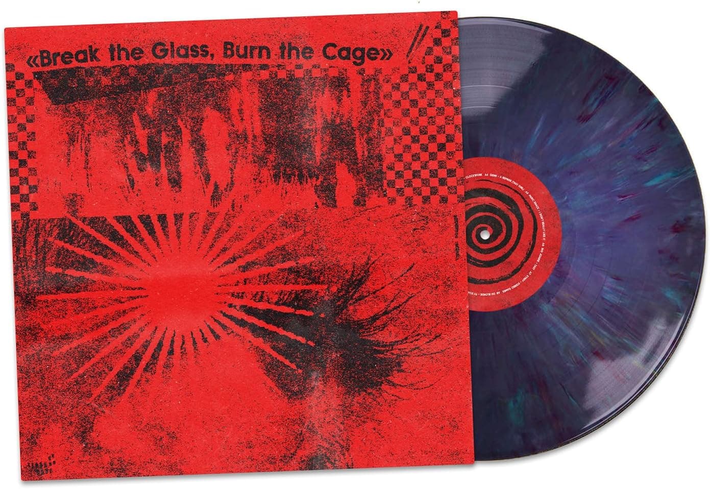 BREAK THE GLASS, BURN THE CAGE (THE SOUND OF INDIE PUNK ROCK) (LIMITED COLOURED VINYL) [VINYL] por Various Artists — capa do álbum