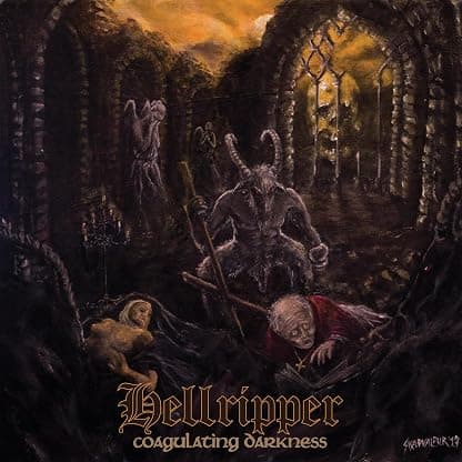 Coagulating Darkness [VINYL] por Hellripper — capa do álbum