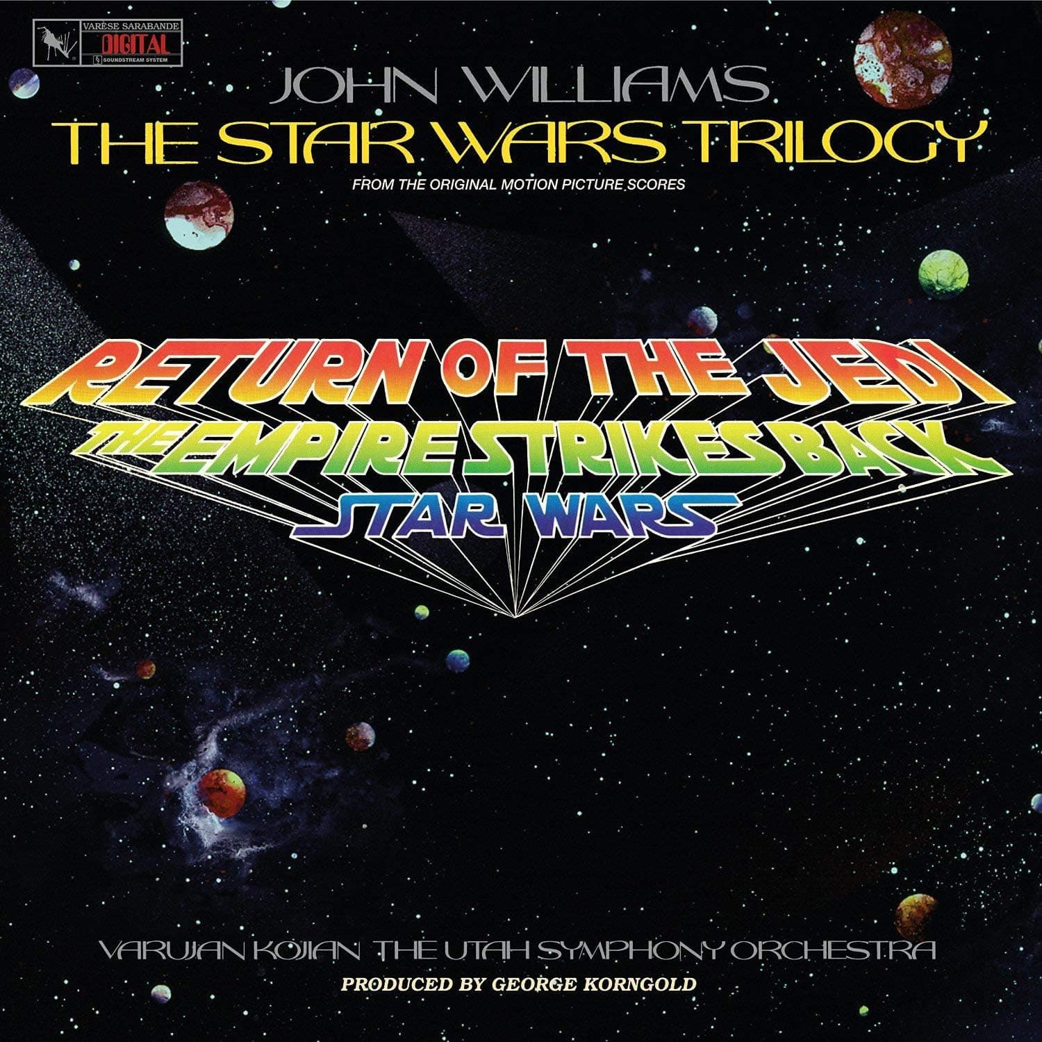 The Star Wars Trilogy (The Utah Symphony Orchestra) (Re-Score) [Disco de Vinil] por Soundtrack — capa do álbum
