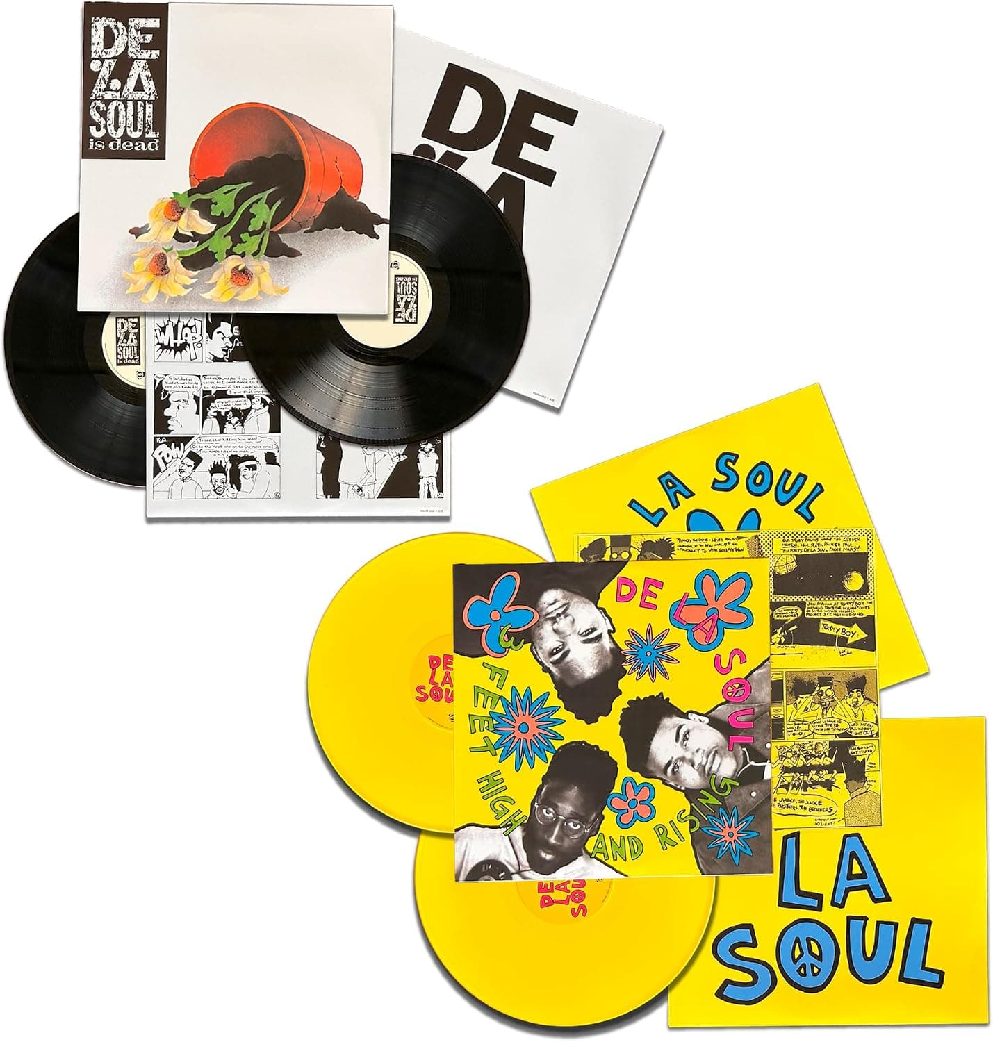 De La Soul - The Freshman & Sophomore Vinyl Collection: 3 Feet High And Rising / De La Soul is Dead por La Soul — capa do álbum