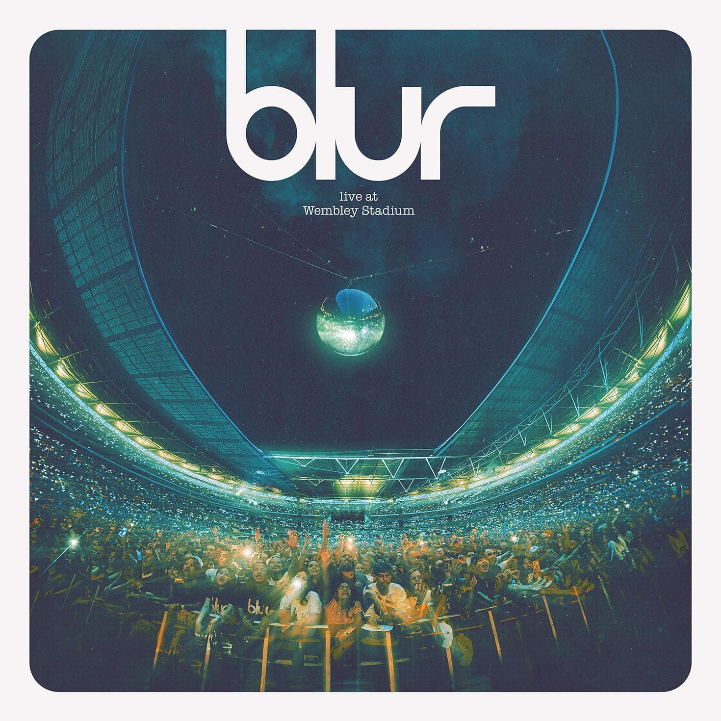Live at Wembley Stadium por Blur — capa do álbum