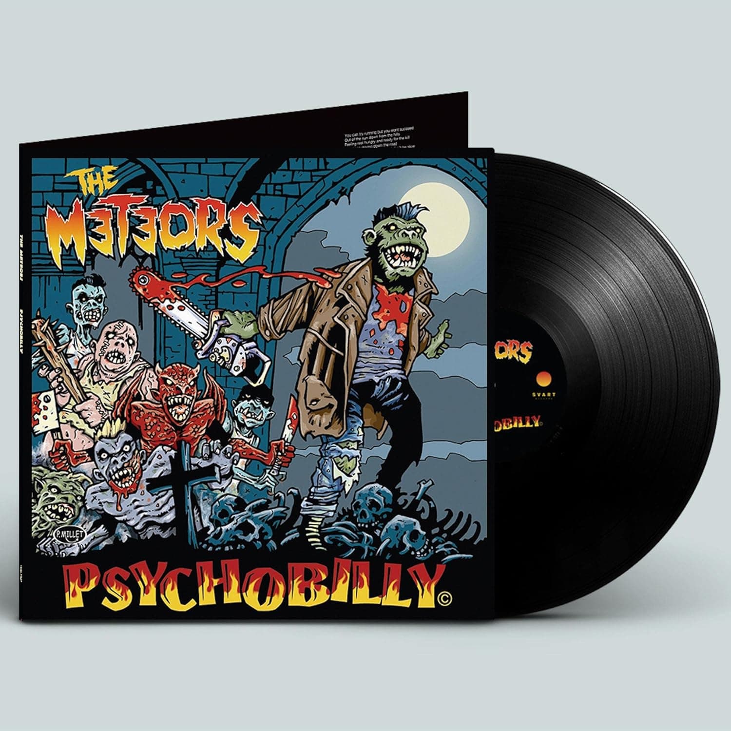 Psychobilly por The Meteors — capa do álbum