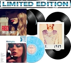 Taylor Swift – 3 Vinyl LP Collection – Midnight (Moonstone Blue) / Red / 1989 – Limited Edition Box Set [5 LP 5LР SET] por Taylor Swift — capa do álbum