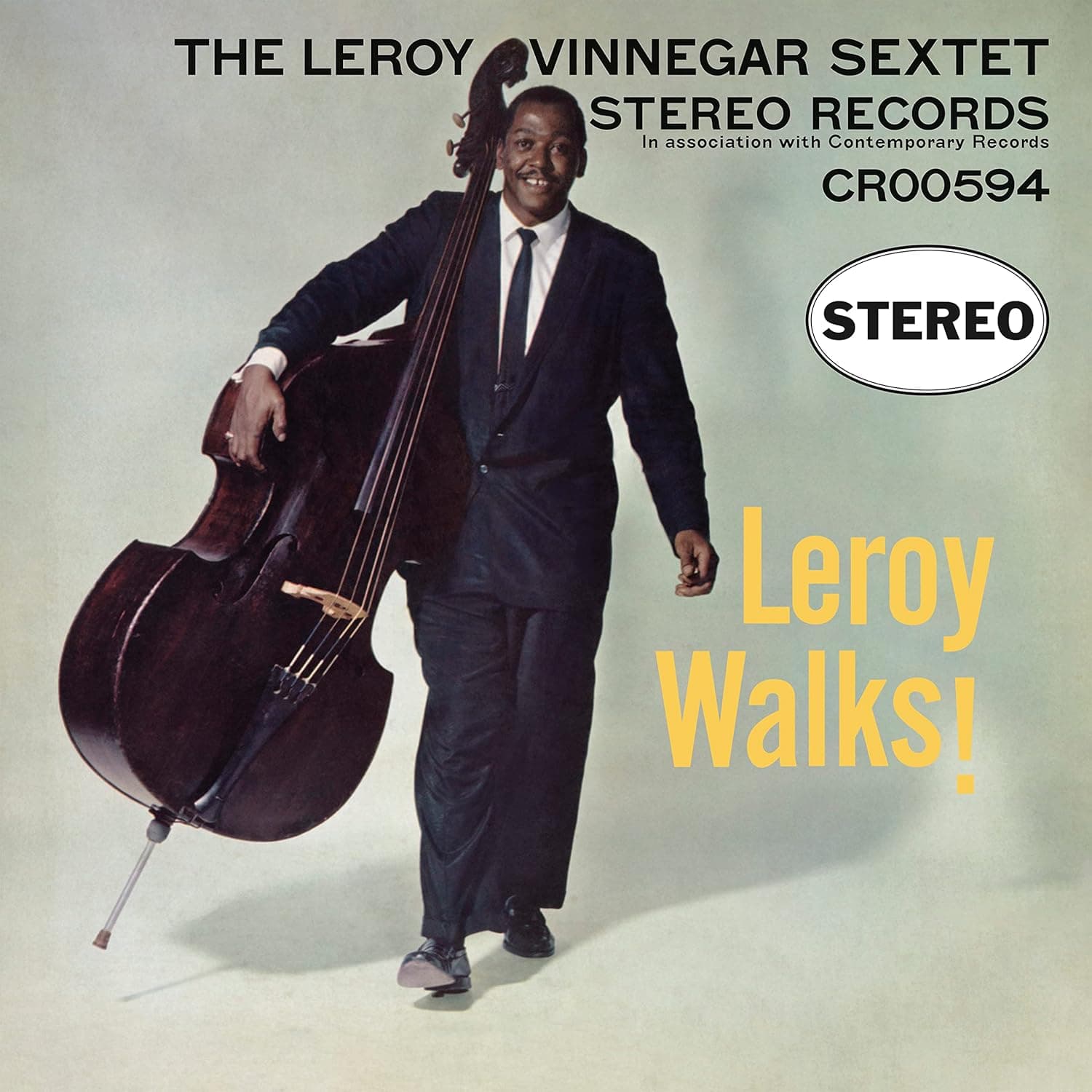 Leroy Walks! (Contemporary Records Acoustic Sounds Series) [LP] por Leroy Vinnegar — capa do álbum