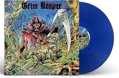 ROCK YOU TO HELL (BLUE VINYL) por Grim Reaper — capa do álbum