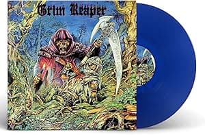 ROCK YOU TO HELL (BLUE VINYL) por Grim Reaper — capa do álbum