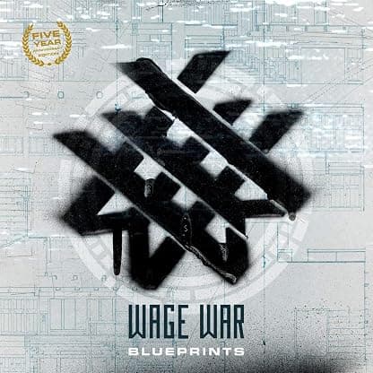 Blueprints (Anniversary Edition) [LP] [Seafoam Marble] por Wage War — capa do álbum