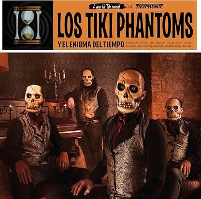 Y EL ENIGMA DEL TIEMPO por Los Tiki Phantoms — capa do álbum