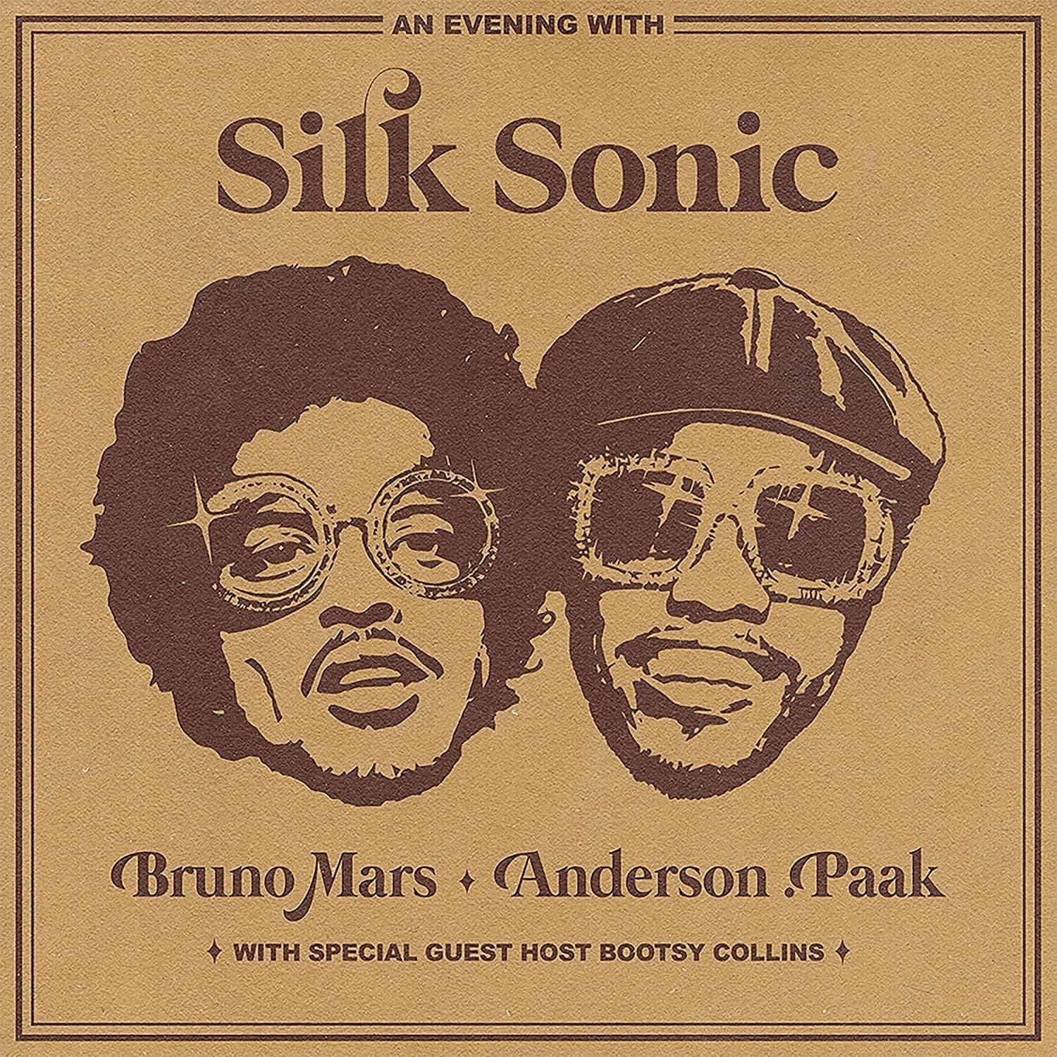 An Evening With Silk Sonic por Anderson .paak, Si Bruno Mars — capa do álbum