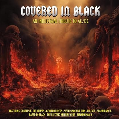 Covered in Black: An Industrial Tribute to AC/DC por Various Artists — capa do álbum