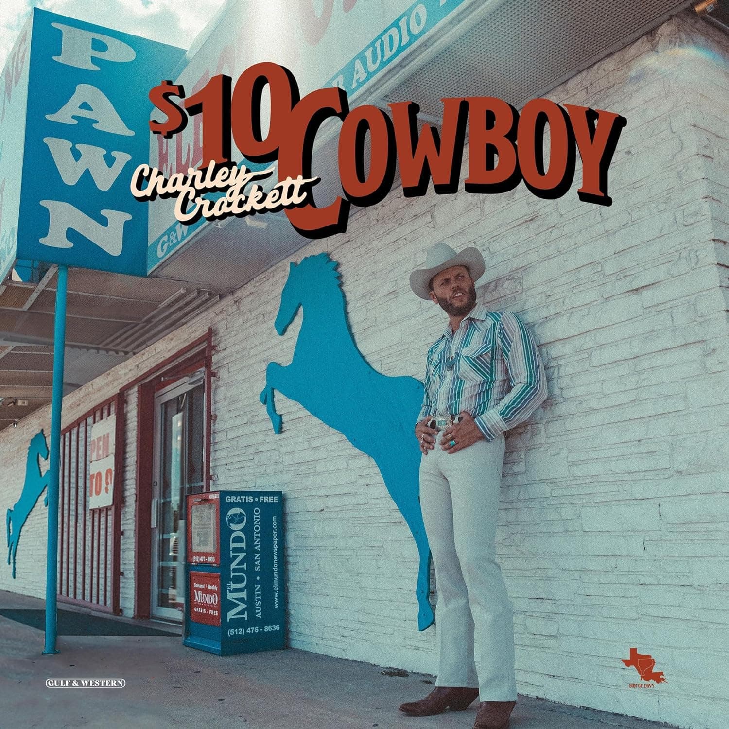 (dollars)10 COWBOY por Charley Crockett — capa do álbum