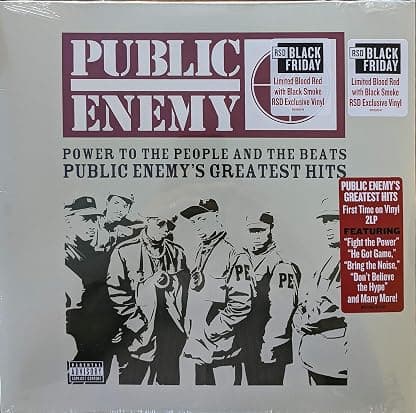 Power To The People And The Beats - Public Enemy's Greatest Hits [Blood Red/Black Smoke 2 LP] por Public Enemy — capa do álbum