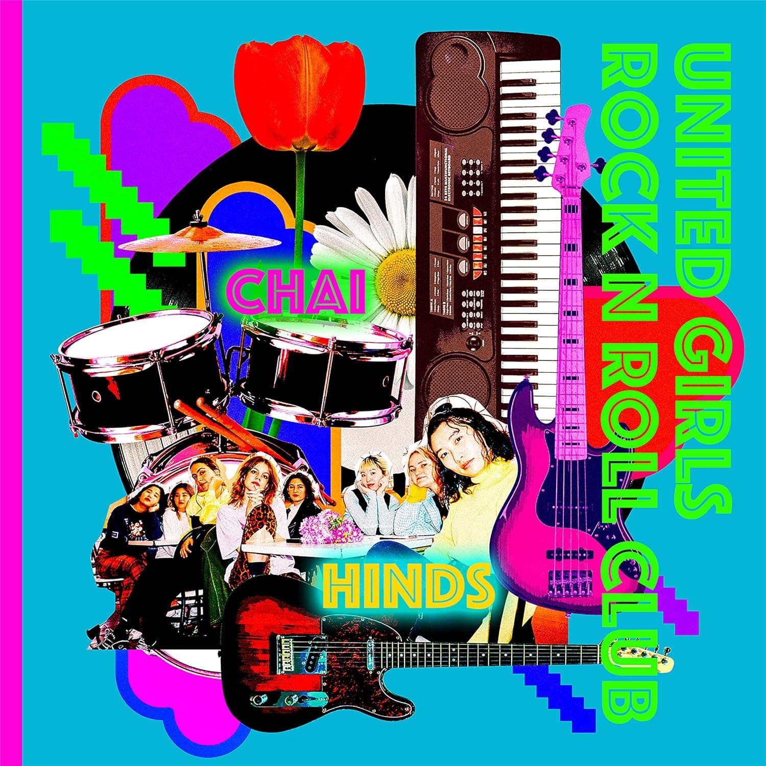 United Girls Rock'n'roll Club [Disco de Vinil] por Chai & Hinds — capa do álbum