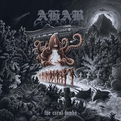 CORAL TOMBS (2LP) por Ahab — capa do álbum