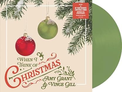 When I Think Of Christmas[Olive Green LP] por Amy Grant & Vince Gill — capa do álbum