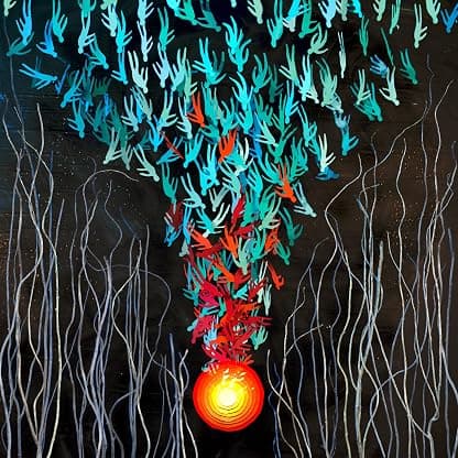 Down in the Weeds, Where the World Once Was [Disco de Vinil] por Bright Eyes — capa do álbum