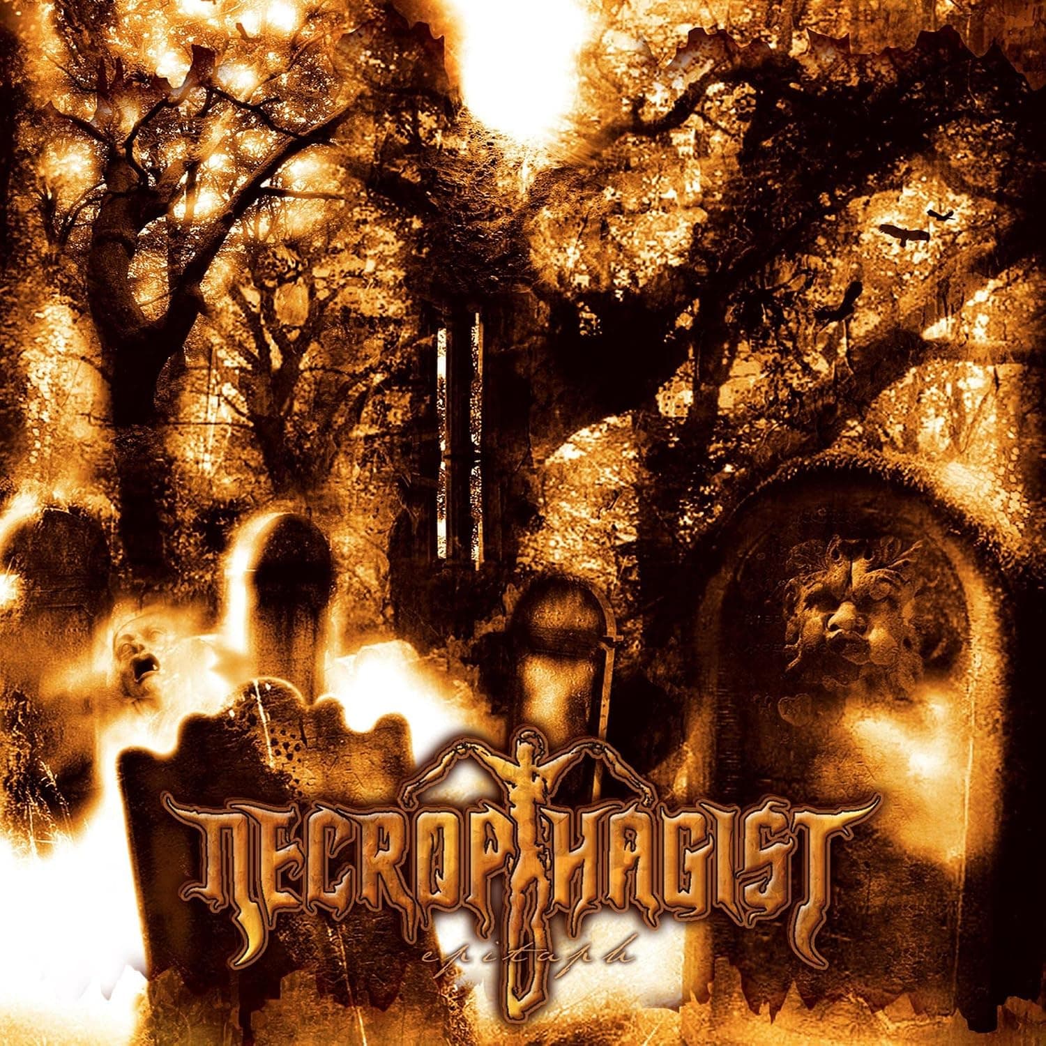 EPITAPH (TRANSLUCENT GOLD & BLACK GALAXY MERGE VINYL) por Necrophagist — capa do álbum