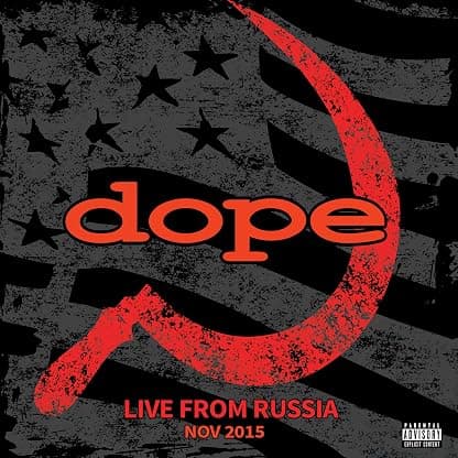 LIVE FROM RUSSIA (RED MARBLE VINYL) por The Dope — capa do álbum