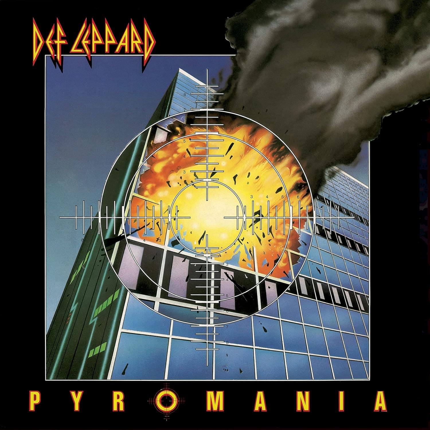 Pyromania[LP] por Def Leppard — capa do álbum
