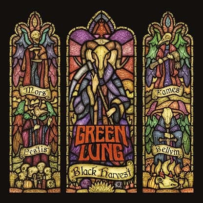 BLACK HARVEST (RED VINYL) por Green Lung — capa do álbum
