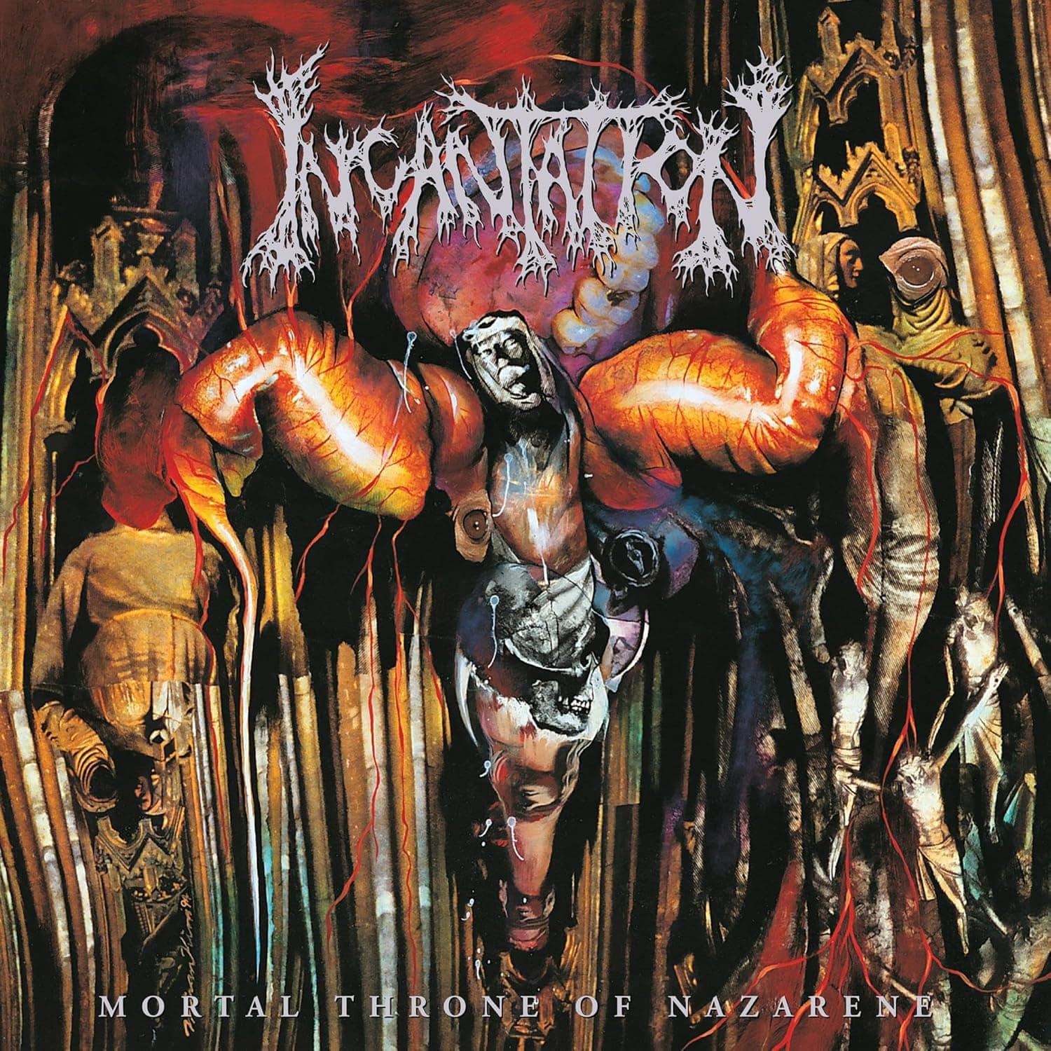 Mortal Throne Of Nazarene (Reissue) [VINYL] por Incantation — capa do álbum